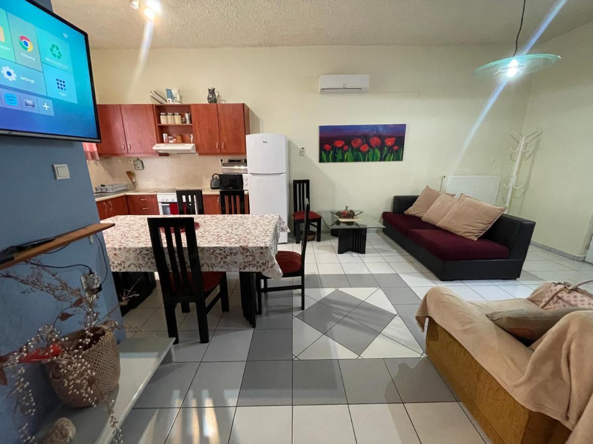 Nea Chora Cozy Apartment Close To The Beach Chania  ภายนอก รูปภาพ